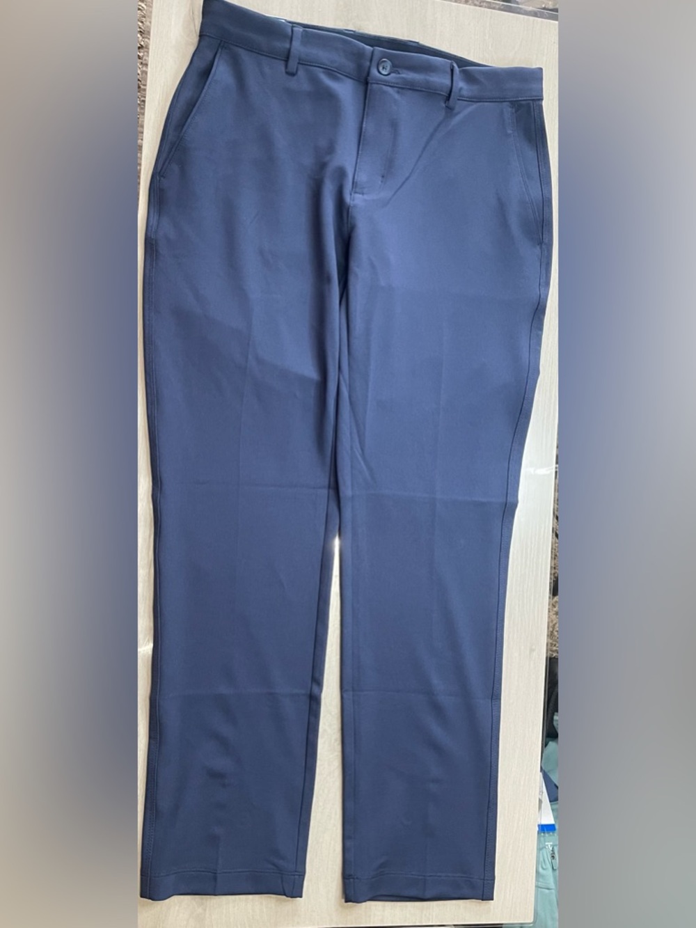 Greg Norman Textured Stretch Pants NWT Navy Blue 30x30